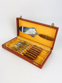 Art Deco Bakelite Dessert Set