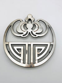 Vintage Art Deco Silverplate Trivet