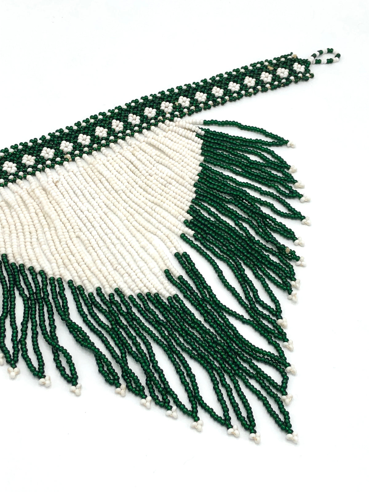 Vintage 1970s Beaded Fringe Choker