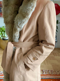 Vintage Jacket with Faux Fur Lining