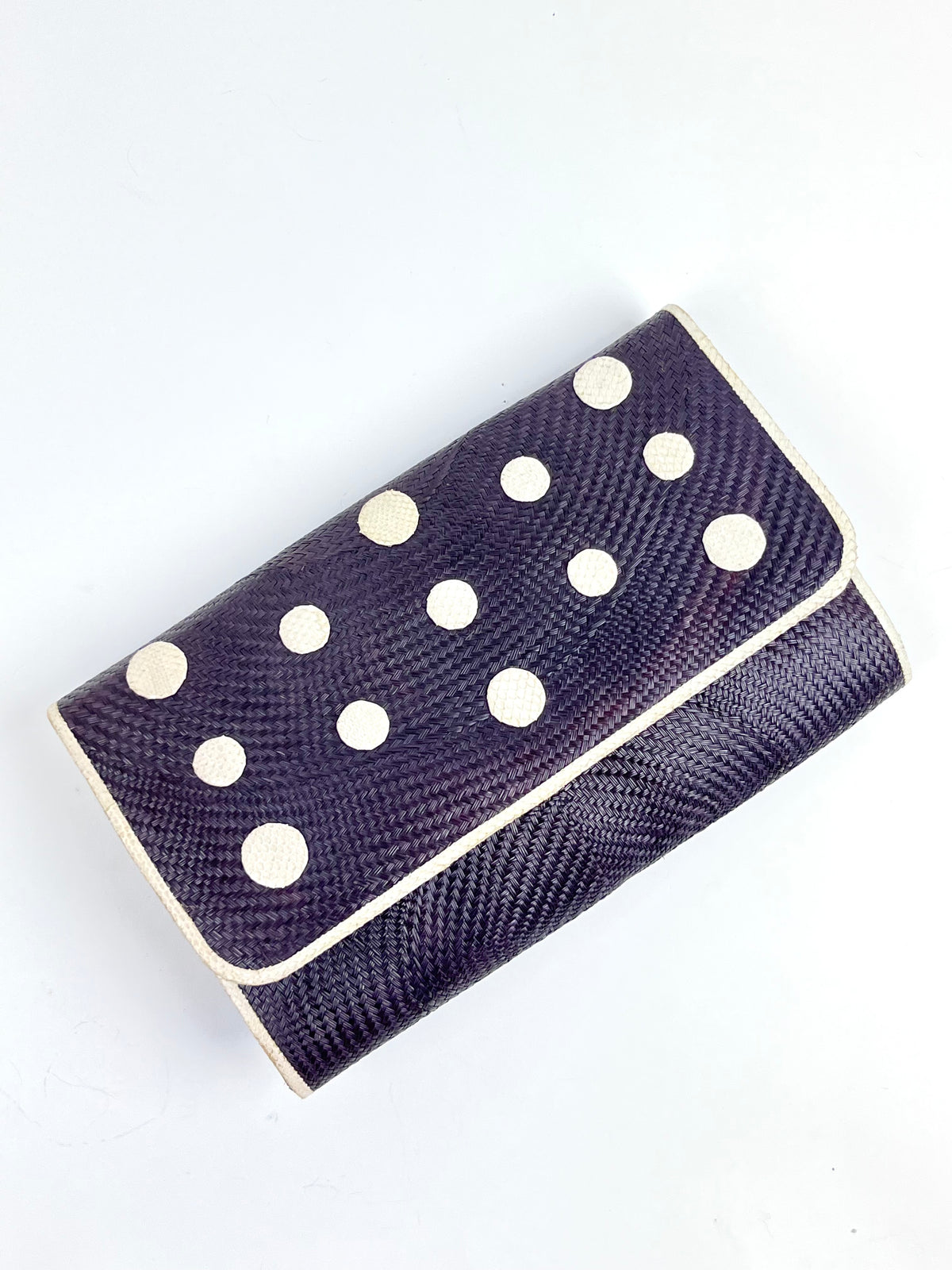 Woven Straw & Snakeskin Bag