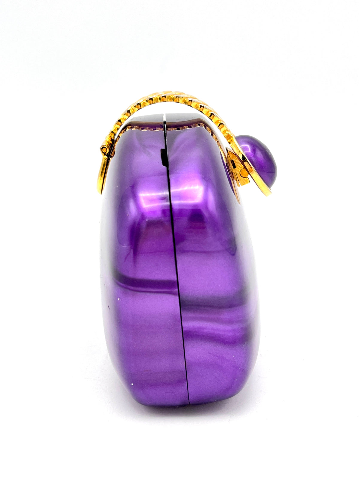 Vintage Purple Marbled Lucite Mini Purse