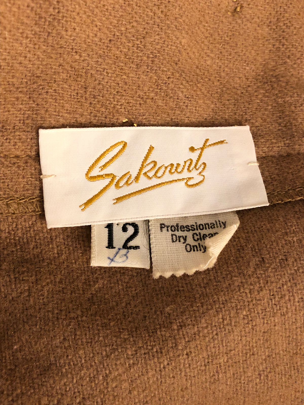 Vintage Sakowitz Studded 2pc Suit