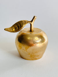 Vintage Brass Apple Bell