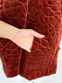 Vintage Quilted Velvet Jacket