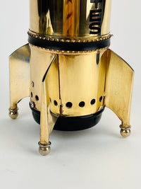 Mid-Century Musical United States Rocket Ship Decanter