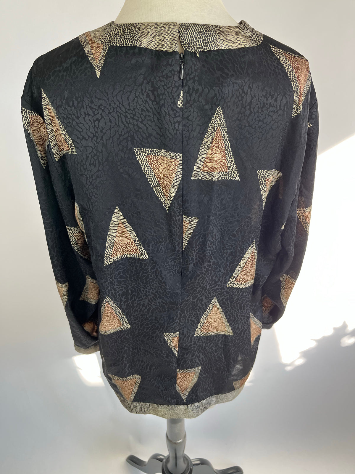 Vintage Printed Blouse by Caron