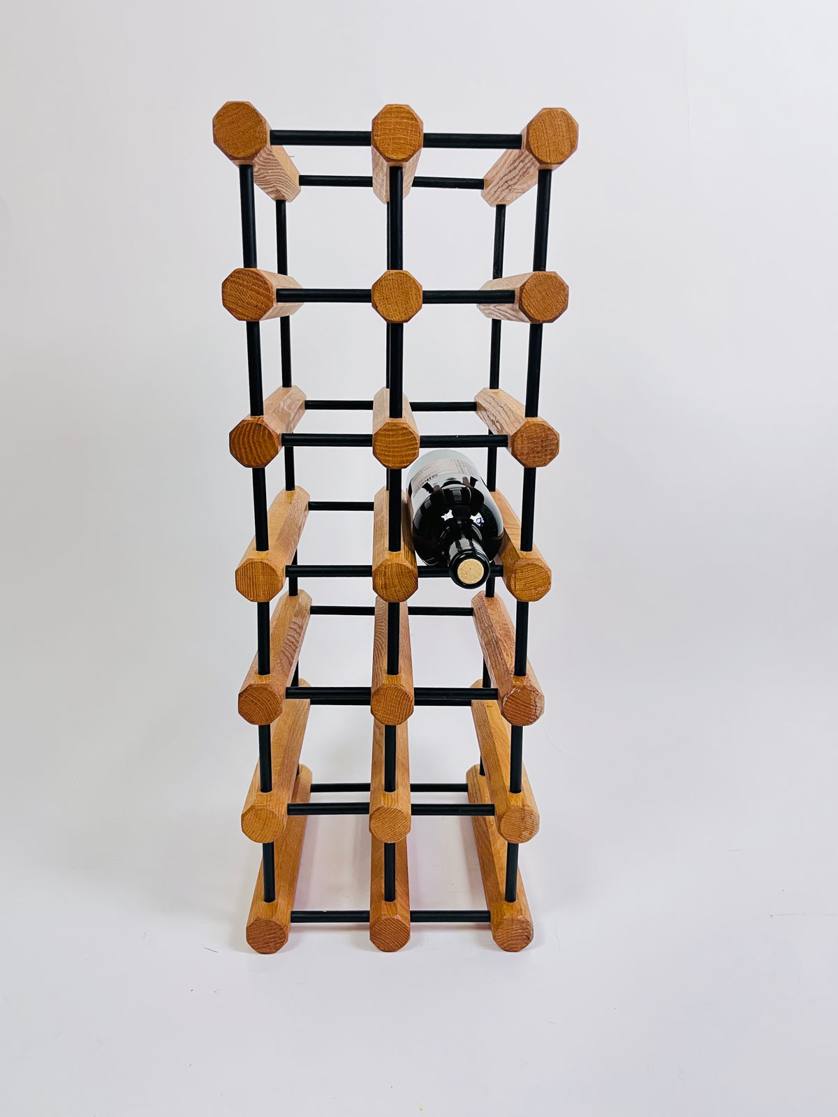 Vintage MCM Modular Wood Wine Rack