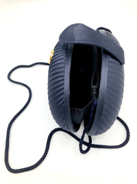 Vintage Satin Clamshell Purse