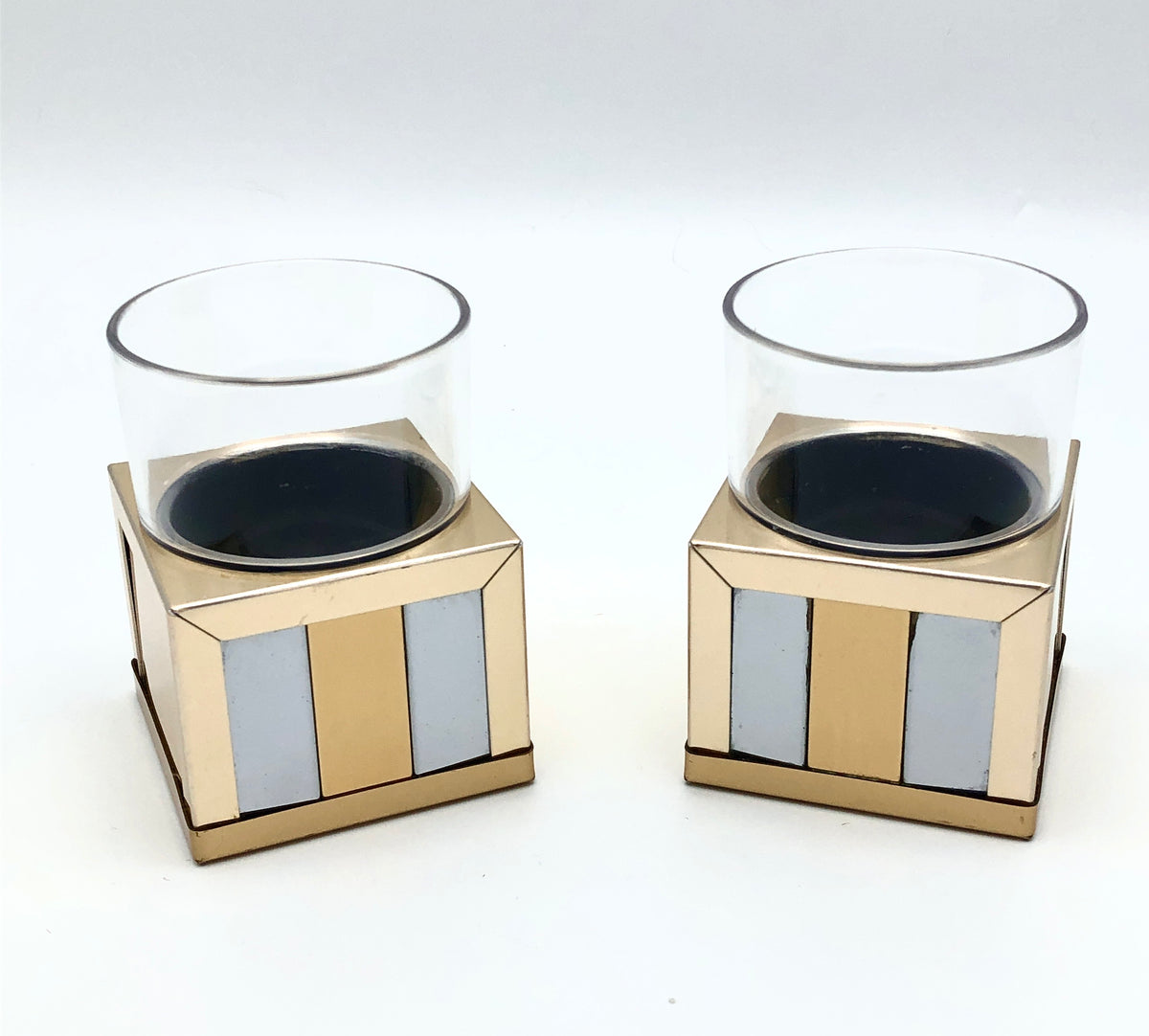 Vintage Metallic Bathroom Set