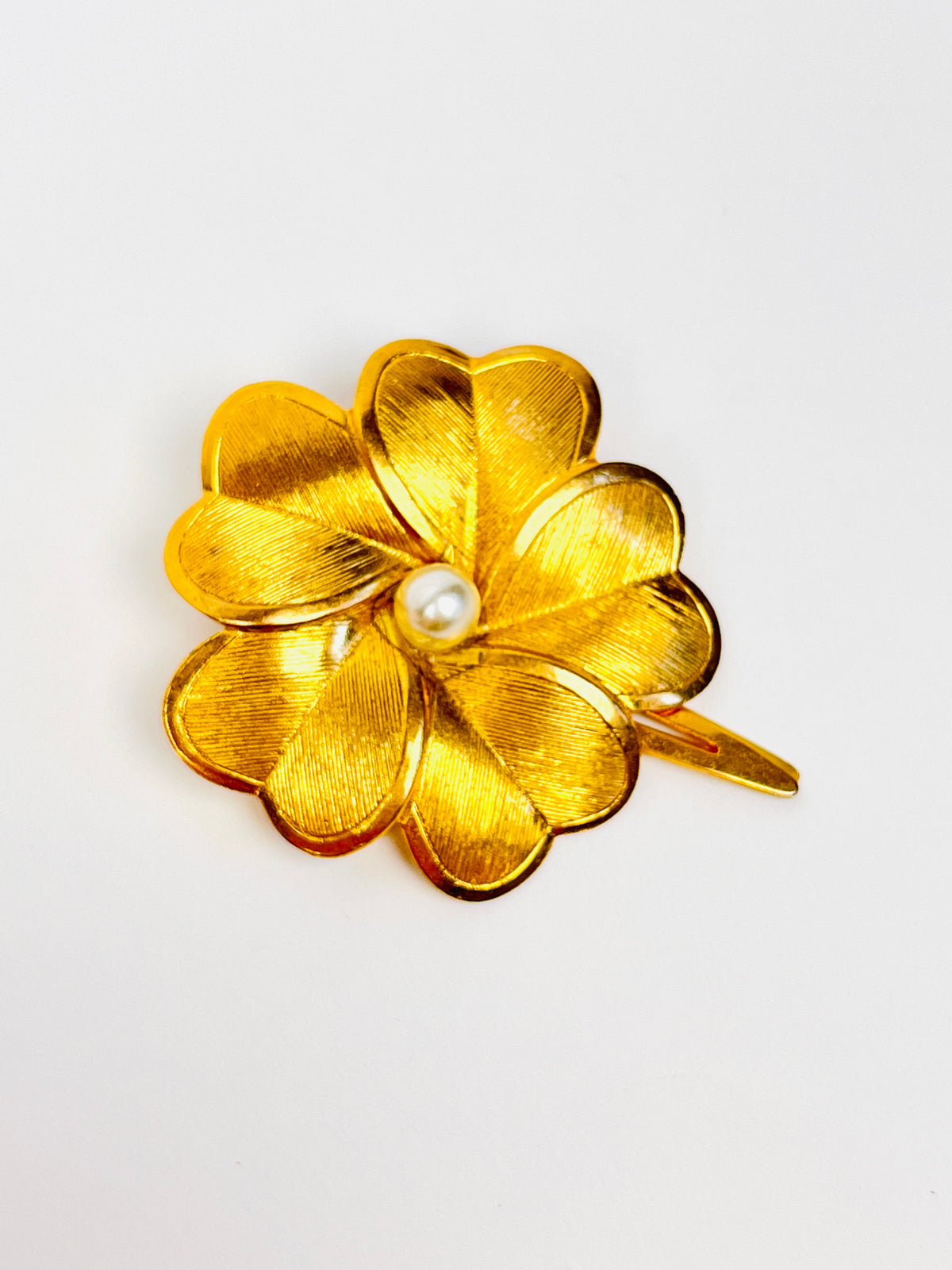 Vintage Hair Brooch - Flower