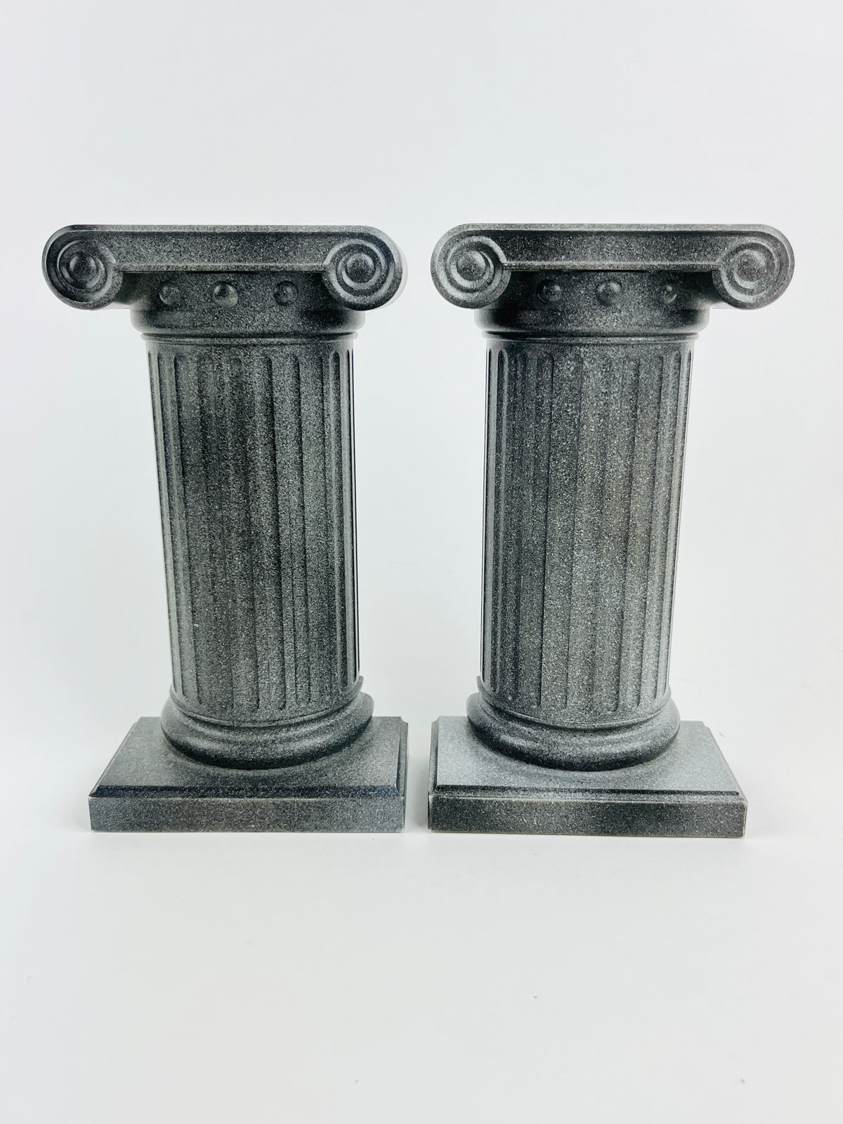 90s Postmodern Column Bookends with Secret Storage