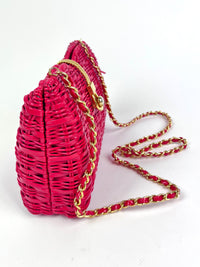 Structured Woven Vinyl Bag