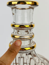 Hollywood Regency Shoji Trellis Decanter