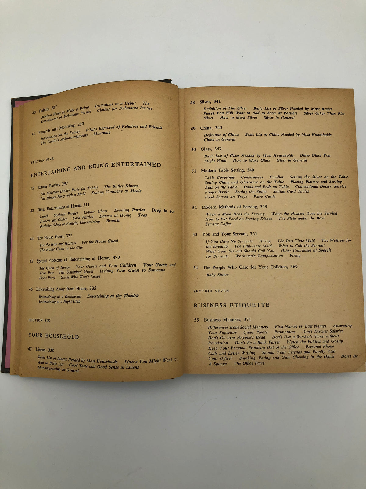 Etiquette, 1956, First Edition