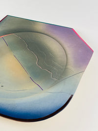 Vintage Postmodern Ceramic Platter