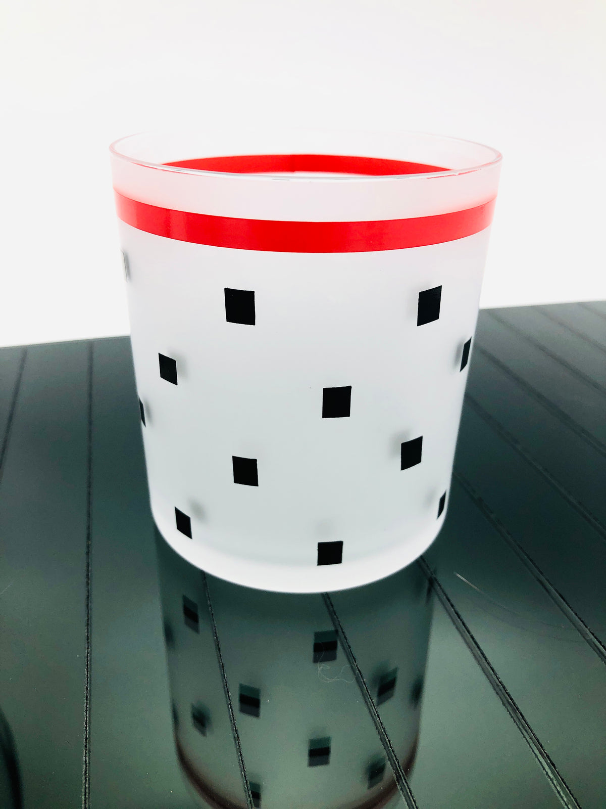 Vintage 90s Postmodern Rocks Glasses