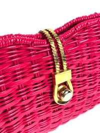 Structured Woven Vinyl Bag