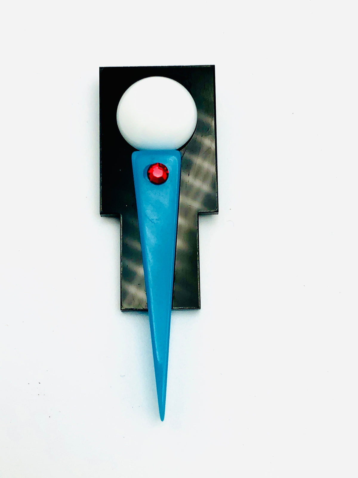Vintage Postmodern Brooch, Signed