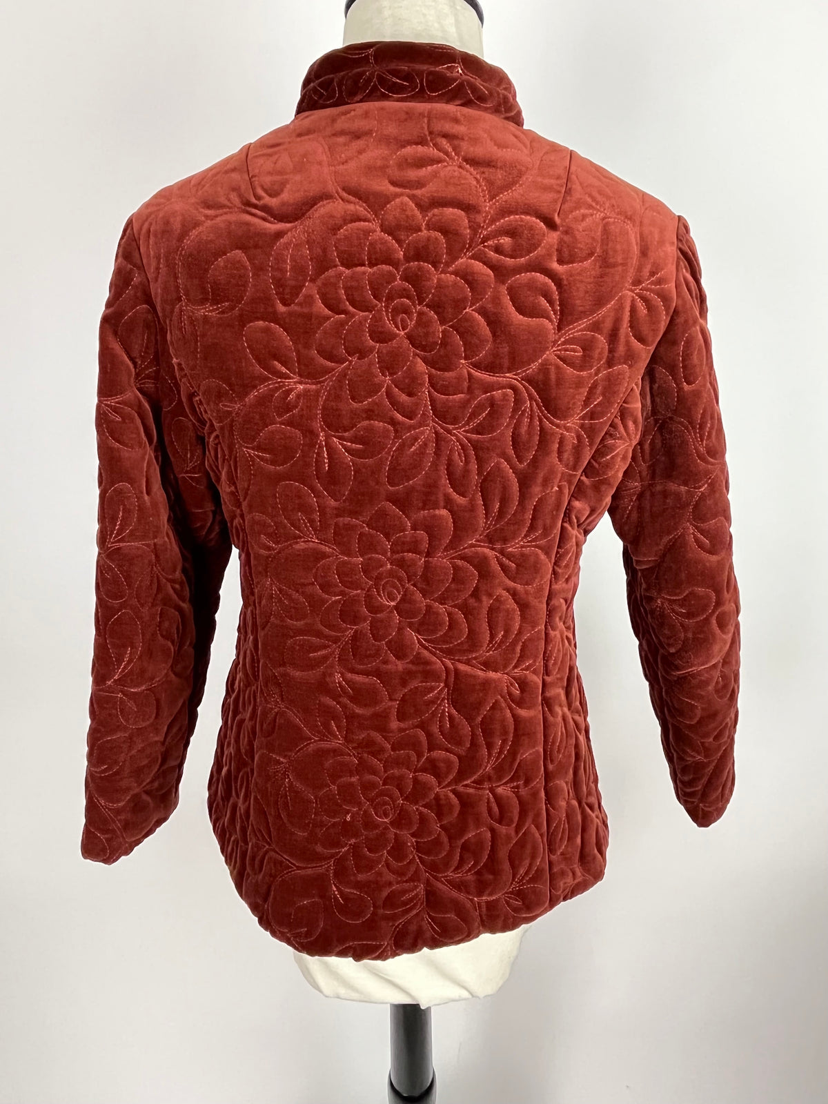 Vintage Quilted Velvet Jacket