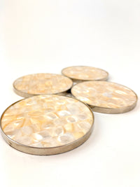 Vintage Mother of Pearl Coasters