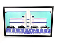 Breakwater Hotel Poster by Woody Vondracek, 1986