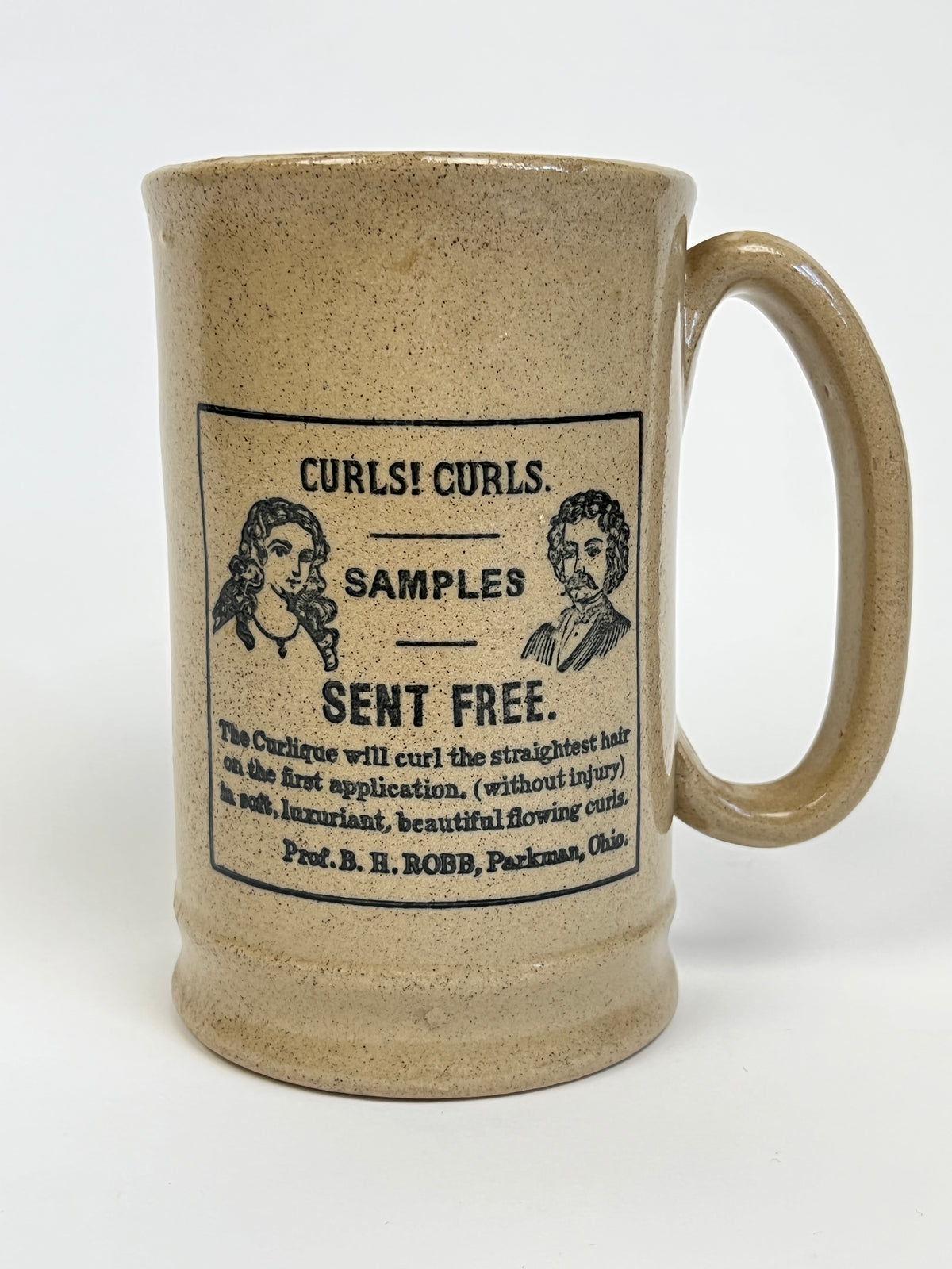 Curls! Curls. Stoneware Mug