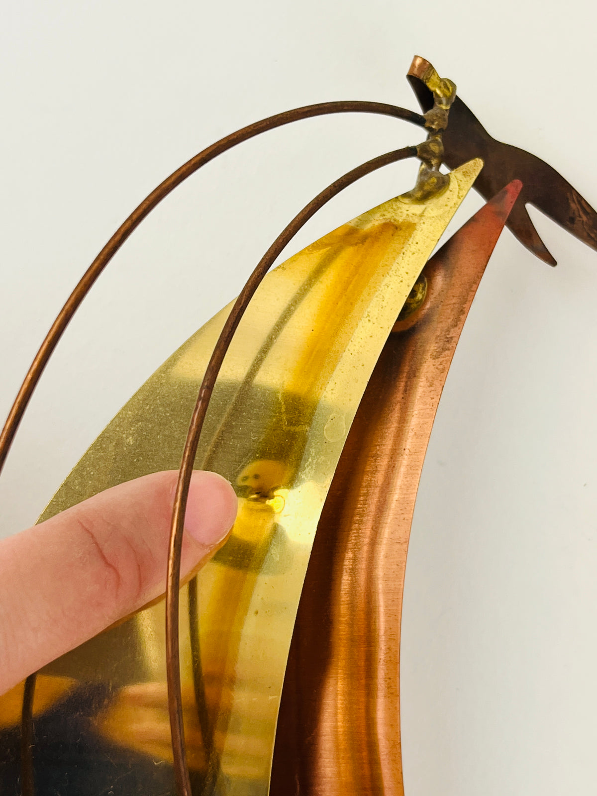 Vintage 2pc Sailboat Wall Art