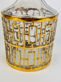 Hollywood Regency Shoji Trellis Decanter