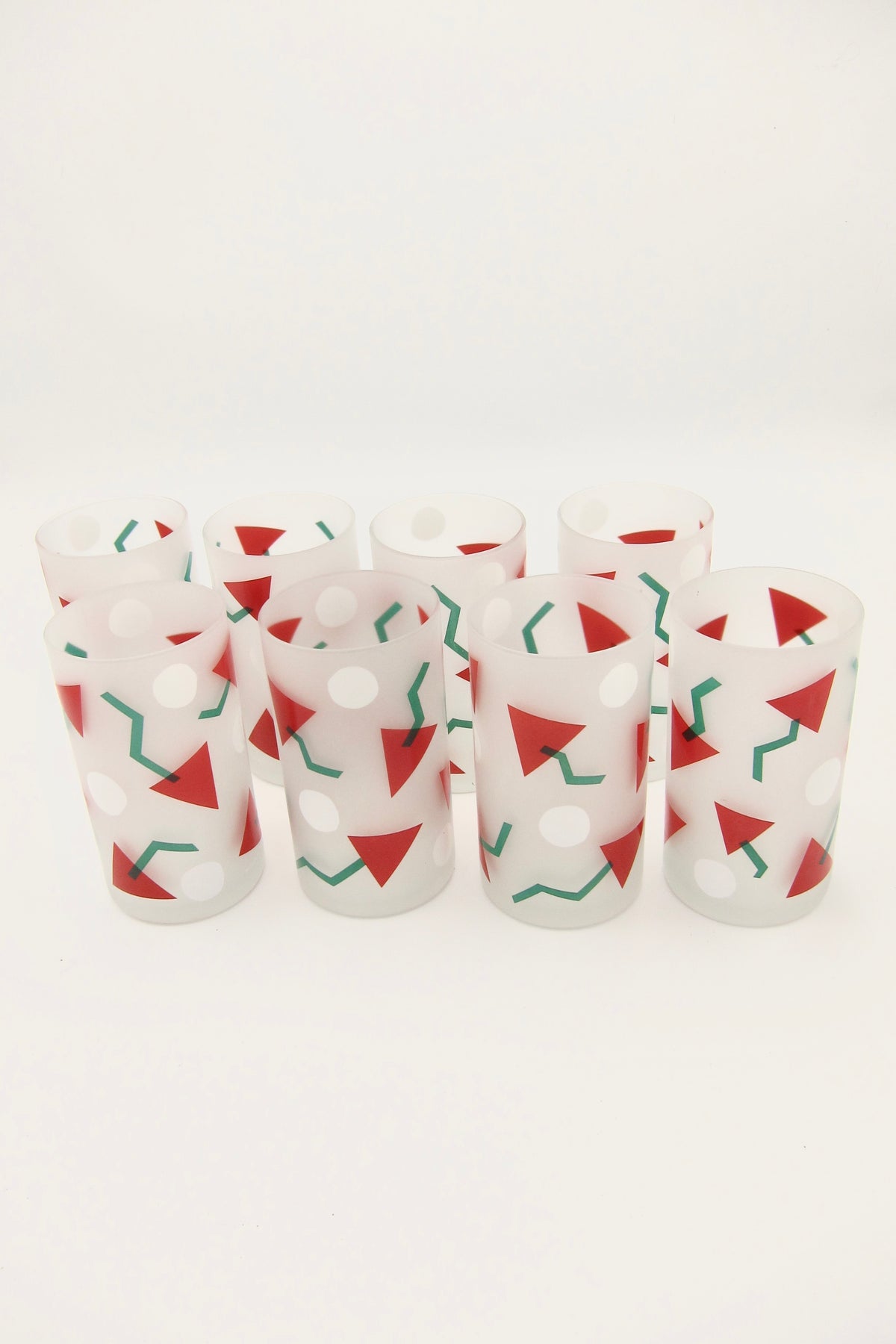 Vintage Postmodern Memphis Era Tumblers