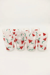Vintage Postmodern Memphis Era Tumblers
