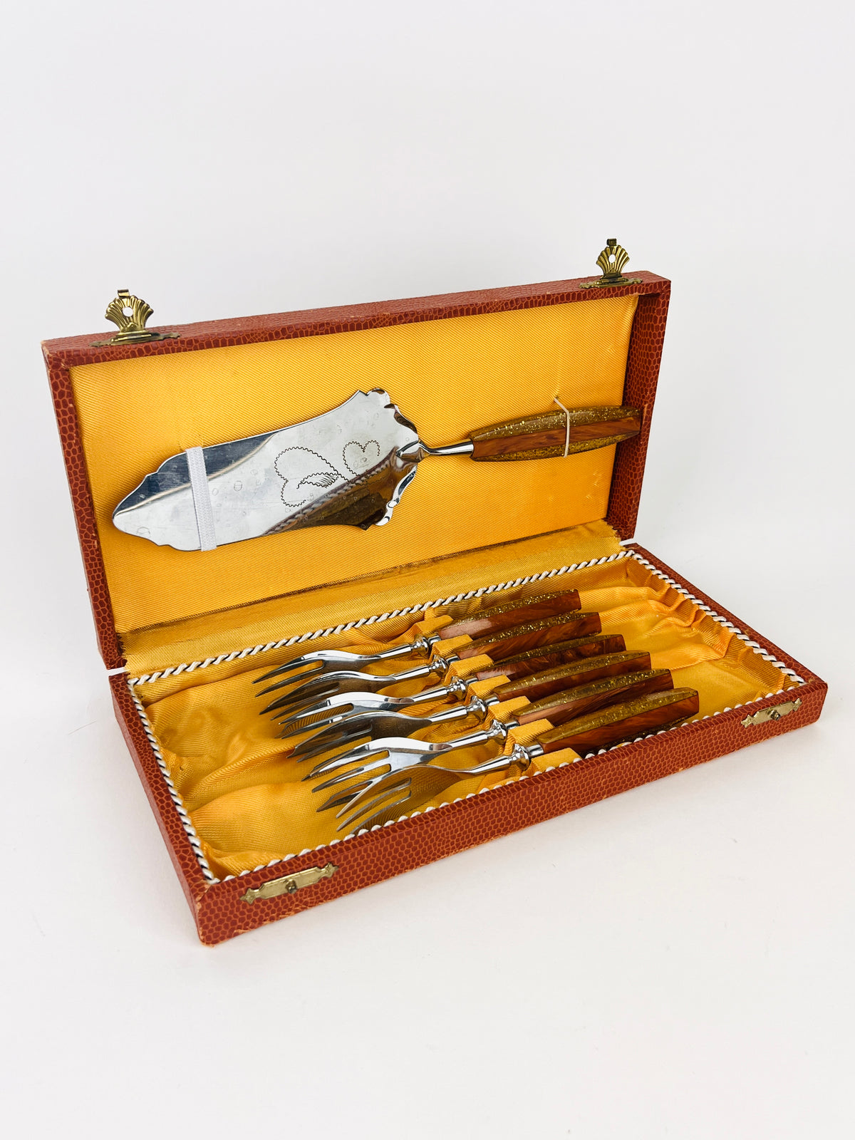 Art Deco Bakelite Dessert Set
