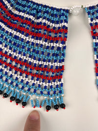 Vintage African Beaded Collar Necklace
