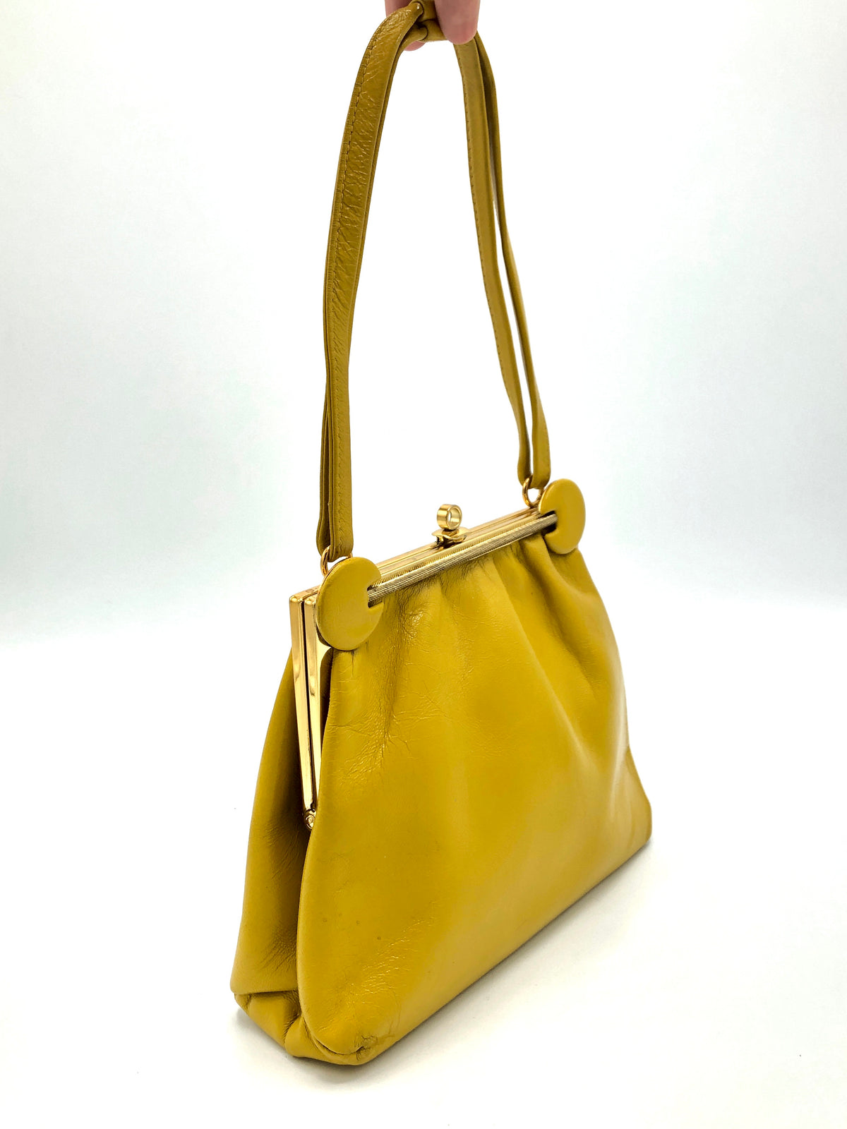 Vintage Mustard Leather Bag