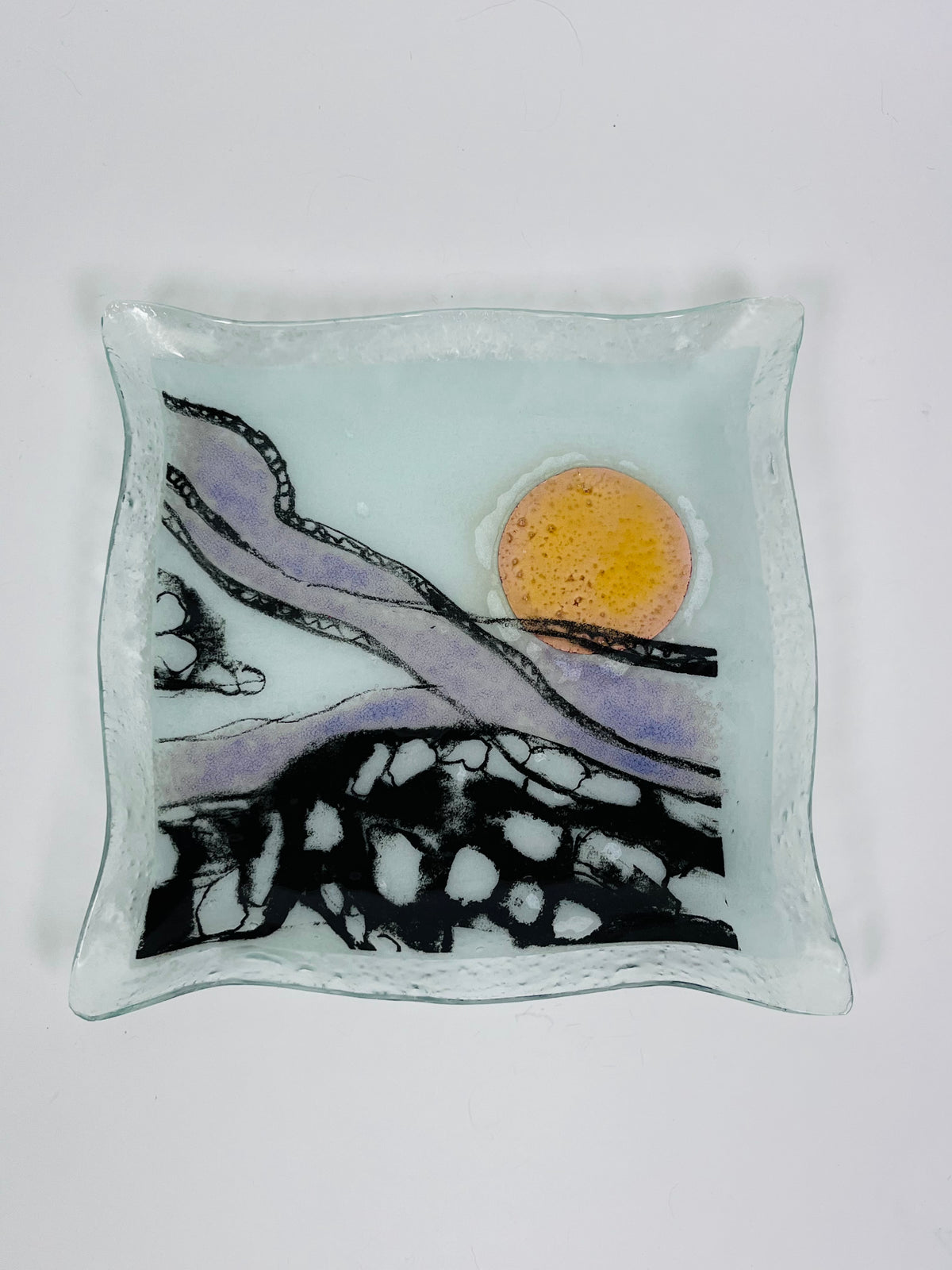 Vintage Art Glass Plate