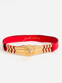 Vintage Judith Lieber Snakeskin Belt