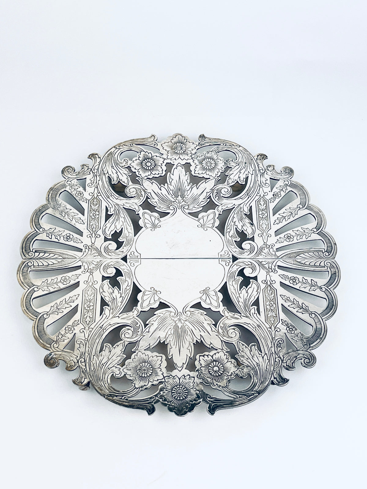 Vintage Expandable Silverplate Trivet