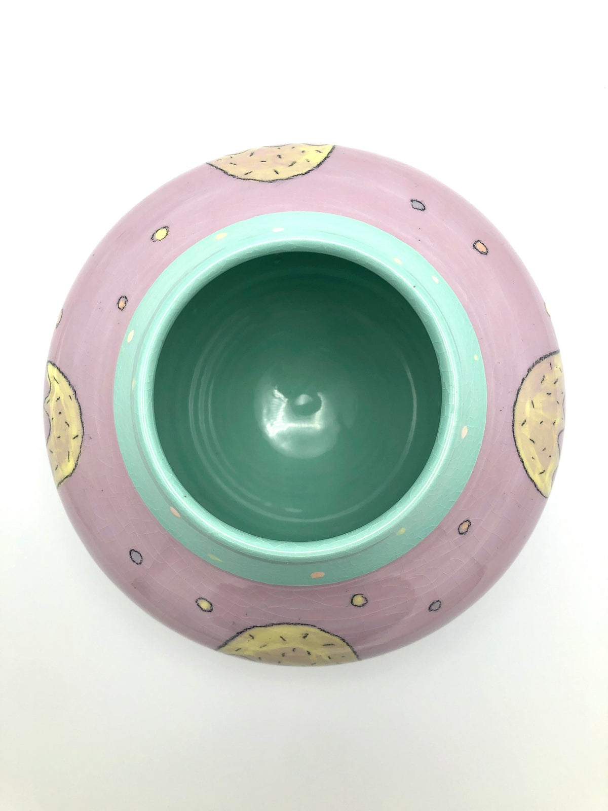 Vintage Postmodern Memphis Era Ceramic Vessel by Beryl Solla