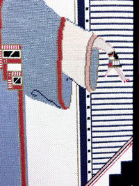 Vintage Needlepoint of Erté’s “Michelle”