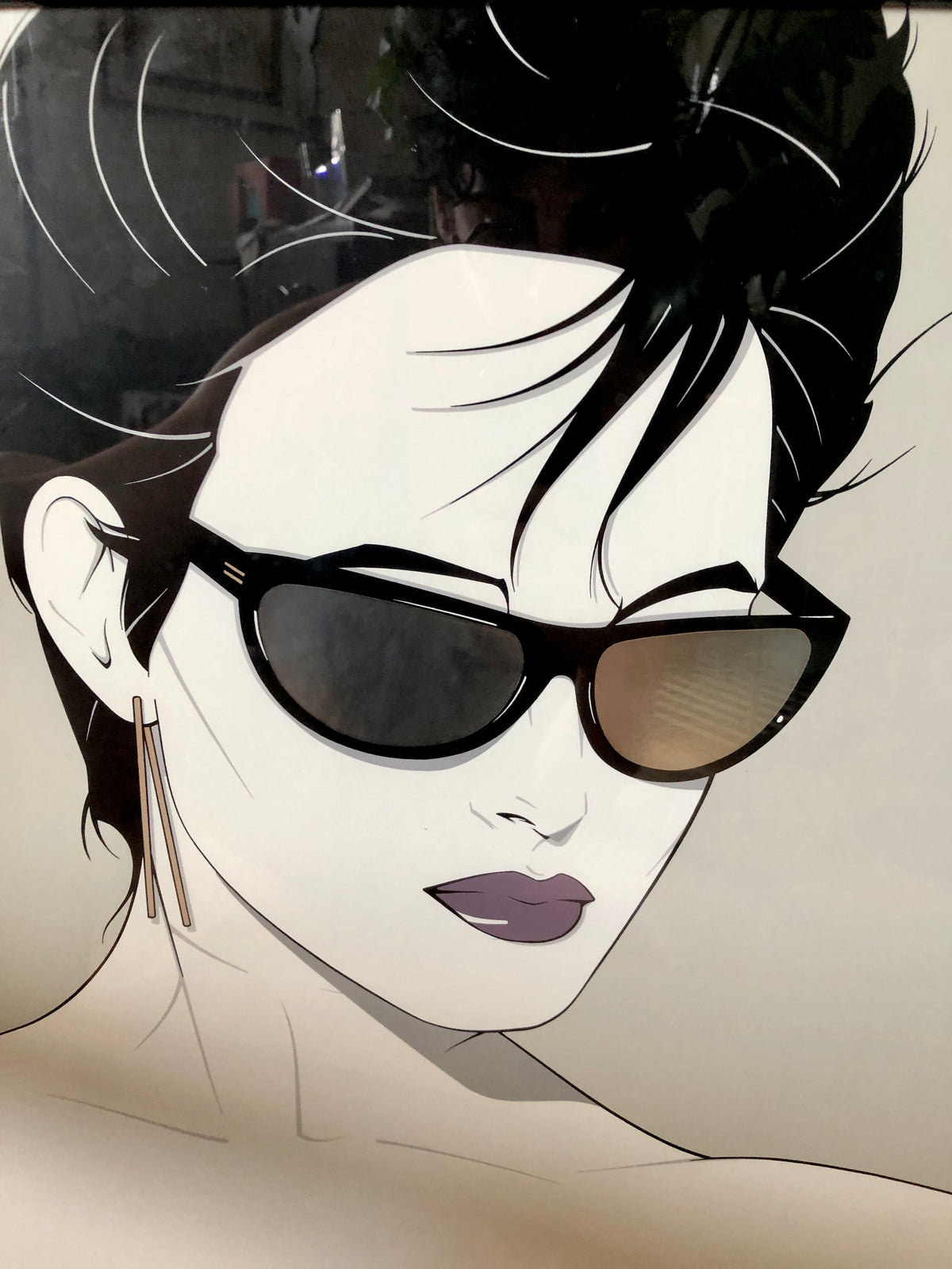 Rare Patrick Nagel Signed Mirage Print