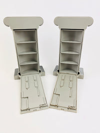 90s Postmodern Column Bookends with Secret Storage
