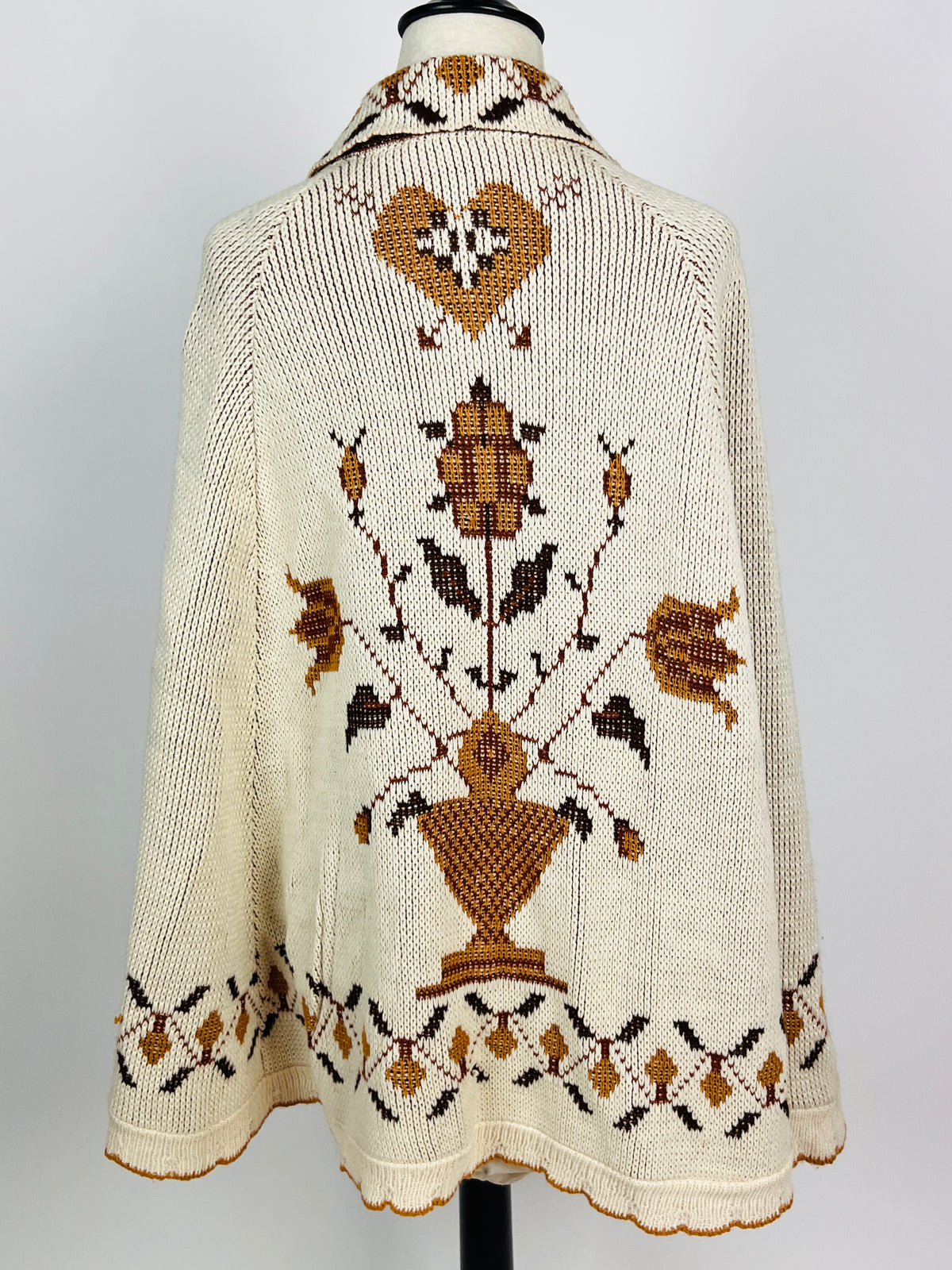 Vintage Knit Poncho