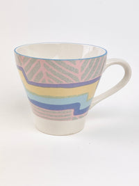 Memphis Style Cup & Saucer Set - 8pc