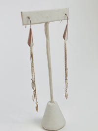 Sterling Modernist Dangle Earrings