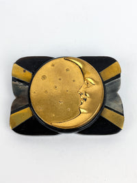 Vintage Celestial Moon Brooch