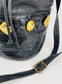 Vintage Leather Bucket Bag