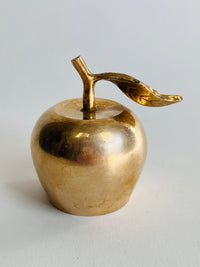 Vintage Brass Apple Bell