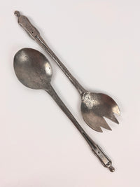 Rare Figurative Salad Servers by Patrick Meyer
