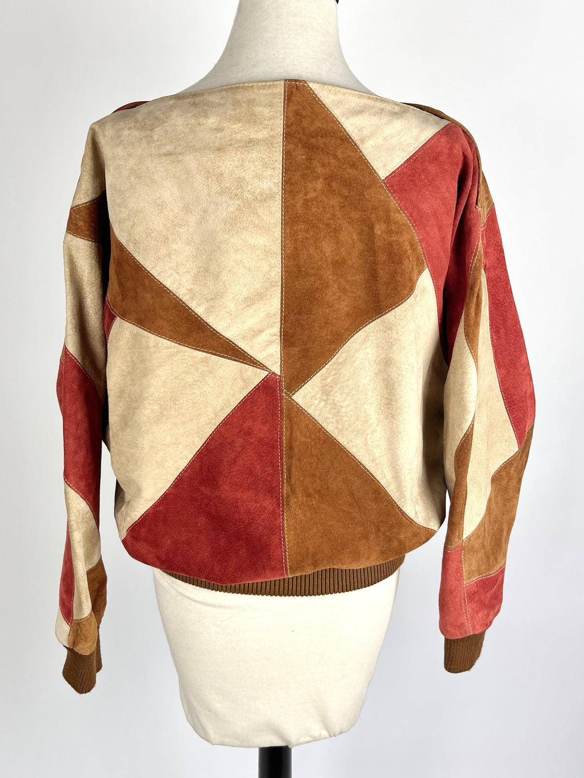 Genuine Suede Patchwork Shirt