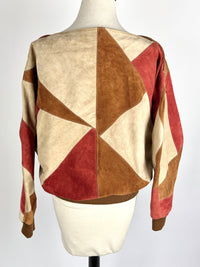 Genuine Suede Patchwork Shirt